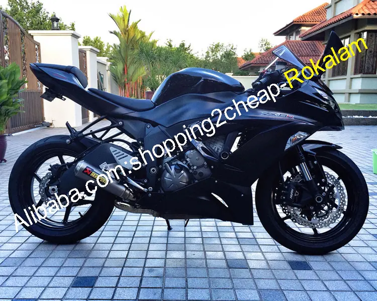 Pour Kawasaki Ninja ZX636 ZX6R ZX-6R 2013 2014 2015 2016 2017 2018 ZX 6R Noir Sport Moto Motos Personnalisées Carénage