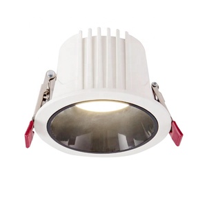 ไฟดาวน์ไลท์ LED แบบดาวน์ไลท์10W 15W 25W 30W 3000K 6000K ไฟสปอตไลท์ป้องกันแสงสะท้อน CRI95ไฟดาวน์ไลท์พร้อมตัวสะท้อนสีทอง - Product Image 1