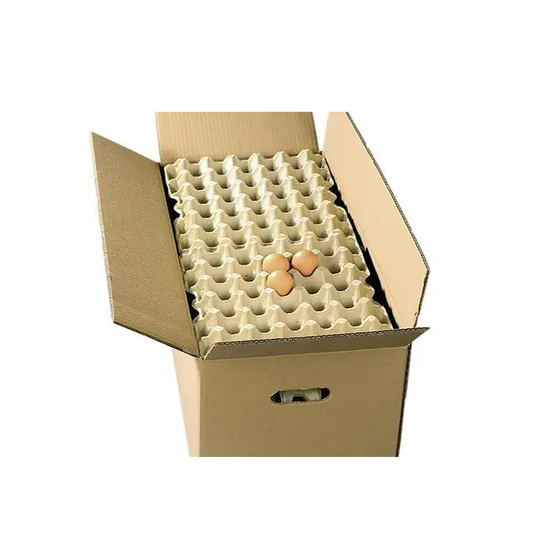 Customized egg box paper chicken egg nest box/eggs tray carton