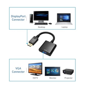 Xput DisplayportディスプレイポートDPオス-VGAメスコンバーターケーブル (PC用) - Product Image 6