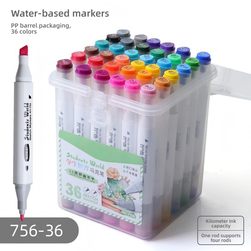 36 couleurs à base d'eau