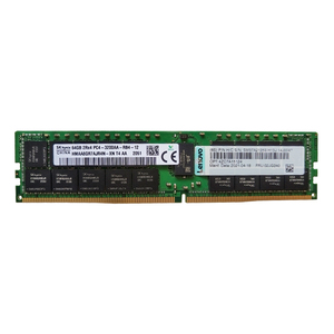 Lenov o Thinksystem使用済みSKサーバーRAM 64GB 2Rx4 PC4 3200AAECC登録済みRDIMMデュアルランク64GDDR4 3200MHzRECCサーバーメモリ - Product Image 1