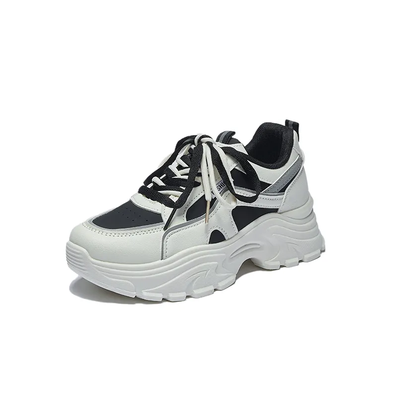 New Korean version of dad shoes, fashionable sports shoes, thick soles, high height, internet famous casual shoes