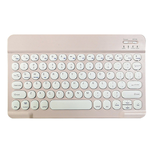 Colored Wireless Bluetooth <strong>Keyboard</strong> Round Portable Ultra-thin <strong>Keyboard</strong> for Ipad Mac <strong>Android</strong> Bluetooth <strong>Keyboard</strong> - Product Image 1