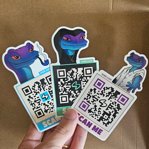 Настраиваемые наклейки с QR-кодом - Product Image 1