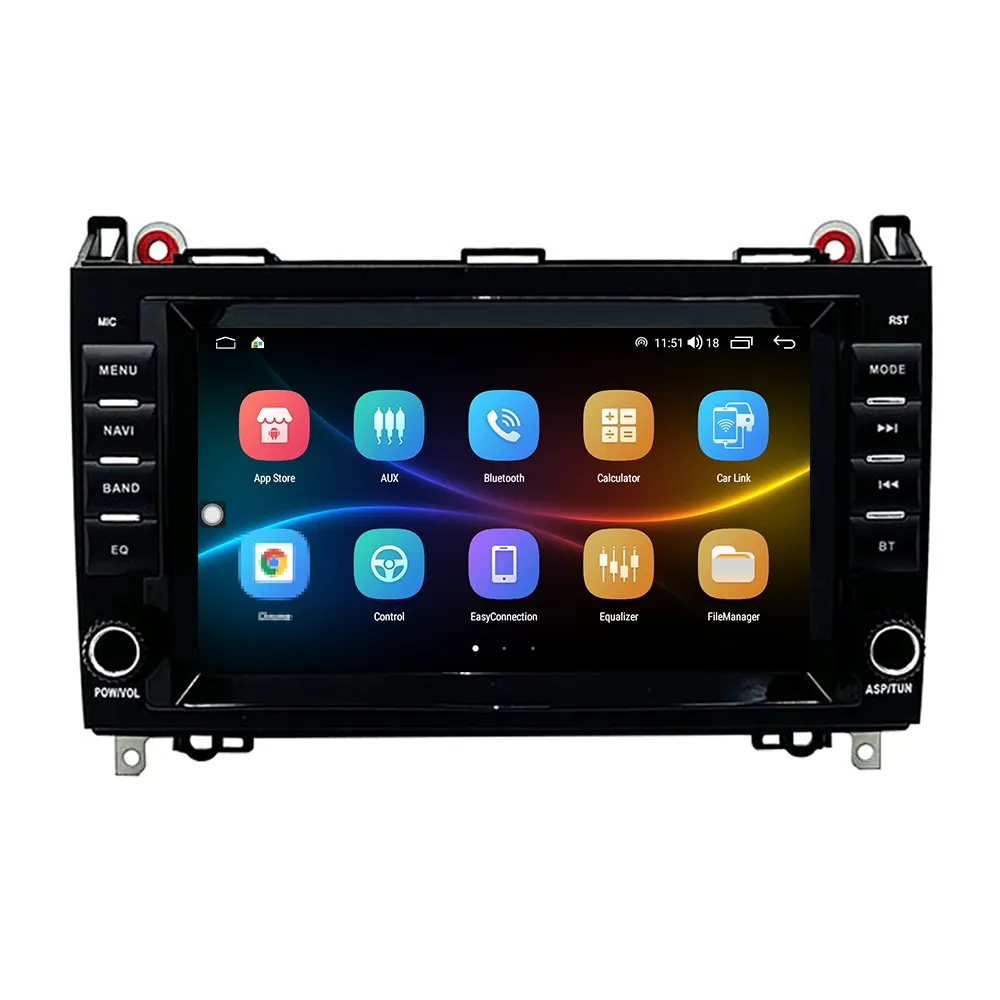 2 Din Android Car Radio For Benz W169/245/639 2004-2012 Car Stereo Automotive Multimedia Video DVD Player GPS Navigation Carplay