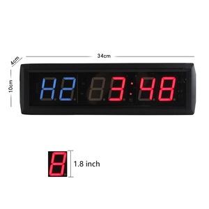 1.8 pollici Display a LED Timer digitale palestra intervallo allenamento Count Down/Up cronometro con telecomando per Garage palestra di casa - Product Image 2