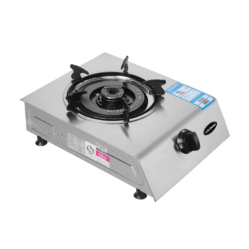 Biogas Product Single Burner Biogas Cooker Stove with Stainless Steel Material