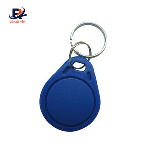 China factory Access Control Card 125khz EM4100 RFID Keyfob Black Token Key Tag per sistema di controllo accessi - Product Image 1