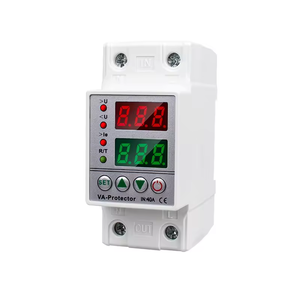 QJC工厂数字电压和电流保护器1-63A家用电压保护器110V 220V可调保护器 - Product Image 2