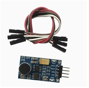 LM386オーディオパワーアンプモジュールサウンド検出センサーボイスセンサーボード周囲音検出 - Product Image 1