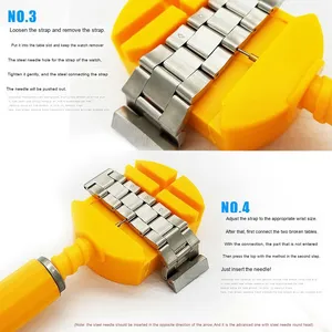 Universal Stainless Steel Watch Band Adjuster and Cutter with Plastic Removal Tool Simple Convenient Wristwatch Tools &amp; <strong>Parts</strong> - Product Image 4