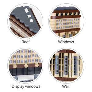 Wange Building Block Sets Architecture <strong>Flatiron</strong> Building <strong>Toy</strong> Kids Architecture Building Block Set - Product Image 3