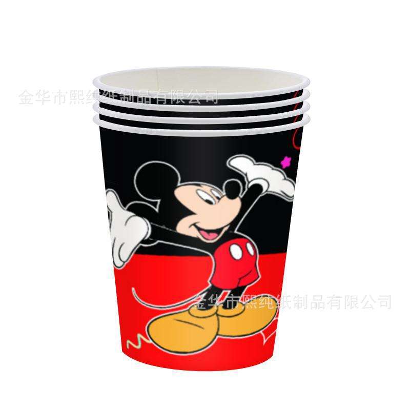 20 gobelets en papier par paquet