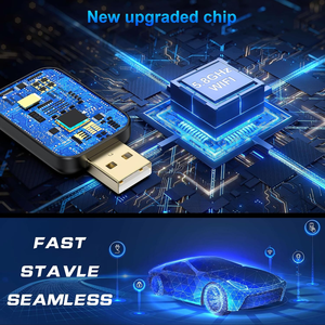 Oem ODM USB không dây Carplay adapter 5 gam Wifi <span class=keywords><strong>Dongle</strong></span> xe thông minh chơi <span class=keywords><strong>Linux</strong></span> Bộ giải mã bài hát hộp RAV4 cho TOYOTA IOS Mercedes Mazda - Product Image 5