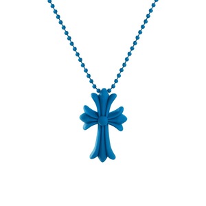 2024 New Arrival Colorful Punk Beads <strong>Chain</strong> Cross Pendant Necklace for Women