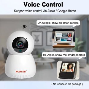 WIFI TuyaスマートIPカメラGoogleAlexaSDカードスロットサポートされているスマートライフアプリホームセキュリティ用ワイヤレスカム - Product Image 2