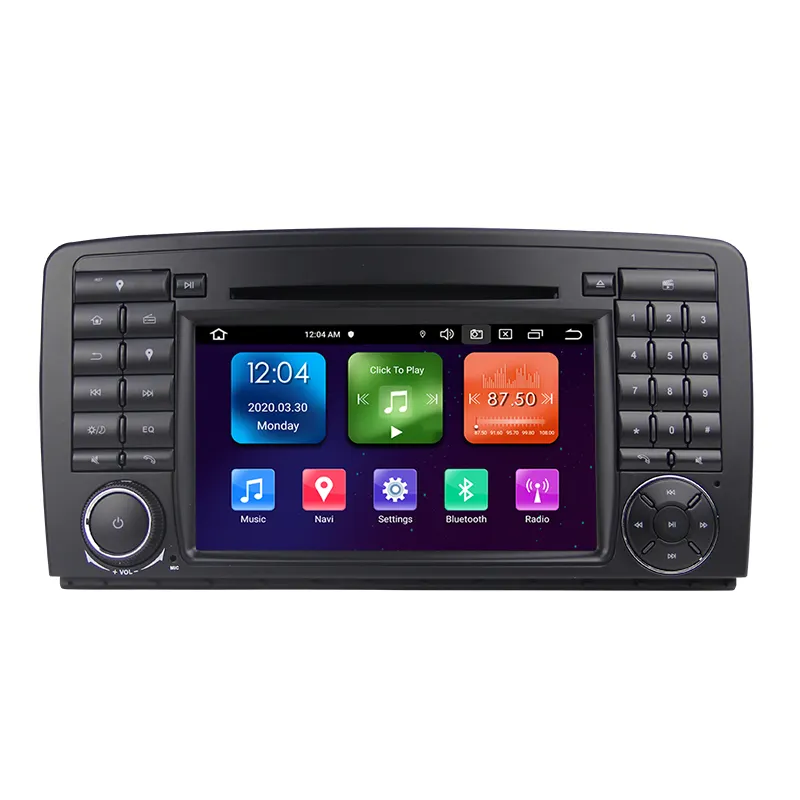 7 "Android 11.0 PX5 Auto Multimedia System GPS Auto DVD-Player für Mercedes Benz R-Klasse W251 06-12 Mit DSP Carplay AndroidAuto