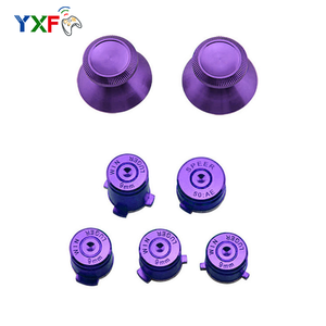 Per Controller Xbox 360 Kit Mod in metallo in alluminio levette levette Joystick proiettile analogico pulsanti guida ABXY sostituisci - Product Image 1