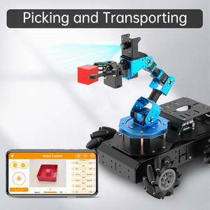 ArmPi Pro Raspberry Pi ROS Роботизированная рука разработчик комплект с 4WD Mecanum колесное шасси с открытым исходным кодом робот-автомобиль - Product Image 3
