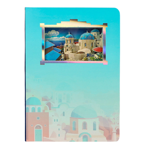 Cuaderno de papel especial de tapa dura Bloc de notas Diseño de Castillo Cuaderno promocional para regalo de negocios Set A5 Cuaderno de diario - Product Image 2