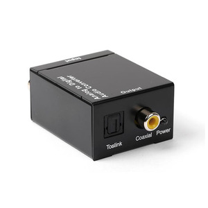 Convertidor de audio Toslink coaxial óptico analógico a digital RCA R/L + enchufe de EE. UU. - Product Image 1