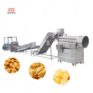Gelgoog tam otomatik patates cipsi makinesi dondurulmuş fransız saatte kızartma üretim hattı 2000Kg - Product Image 1