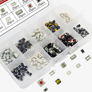 100/200/250 pz 10 tipi di Kit interruttore a pulsante tattile durevole per auto telecomando Tablet interruttore tattile per chiavi auto microinterruttore - Product Image 1