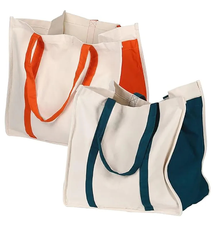 Bolsas de compras lisas de muselina de algodón 100% con logotipo impreso personalizado, bolsa de asas de lino de algodón orgánico de Color Natural, bolsas de asas de lona reutilizables