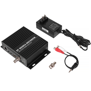 Decodificador de transmisión de vídeo H.265, H.264, 4K, cámara IP a HDMI + CVBS, salida AV para decodificación SRT HLS M3U8 UDP RTMP RTSP