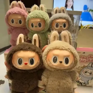 本物のLabubu V1 Labubu 1.0第1世代モンスターマカロンミニPVCブラインドボックスぬいぐるみ動物のテーマビニールぬいぐるみ - Product Image 2