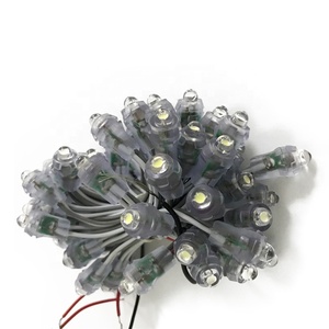 ราคาถูก12มิลลิเมตร50Leds เดี่ยว Clor พิกเซลนำแสงโมดูล DC 5โวลต์อินพุต IP68กันน้ำ