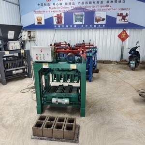 Máquina para fabricar ladrillos de arena y cemento, fabricante de bloques huecos con componentes de núcleo de motor de 220V a la venta en África - Product Image 2