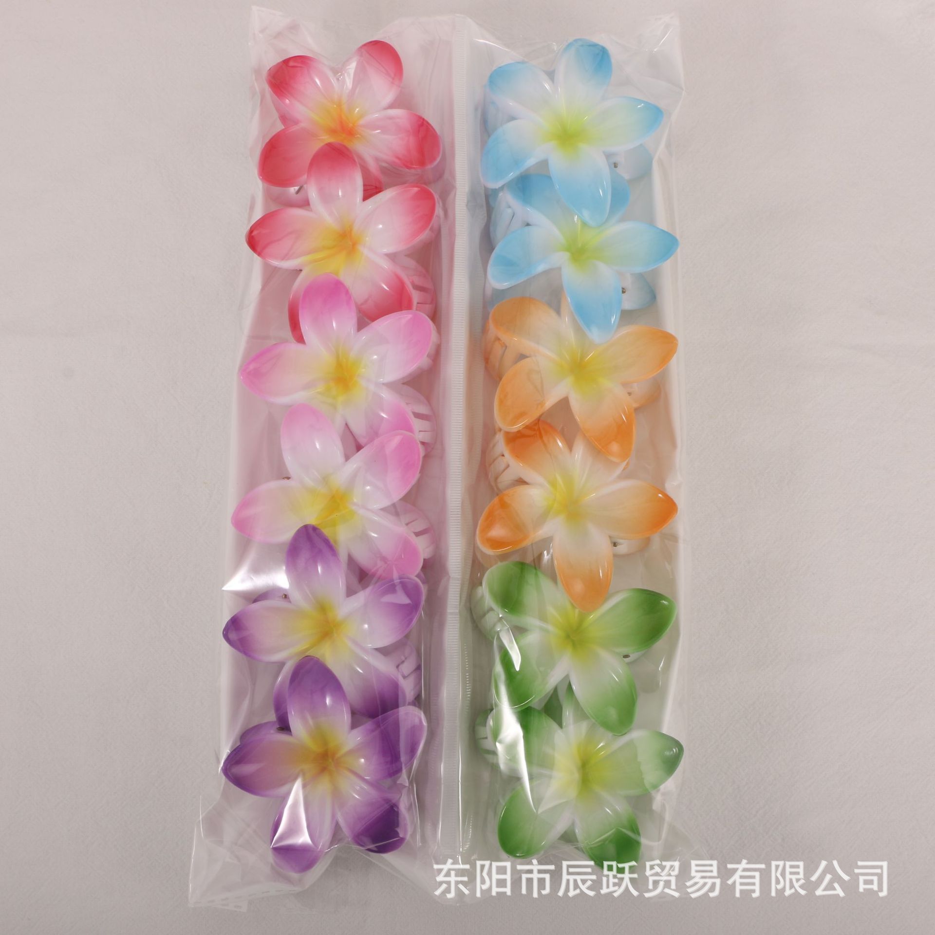 Assortiment de six couleurs par paquet.
