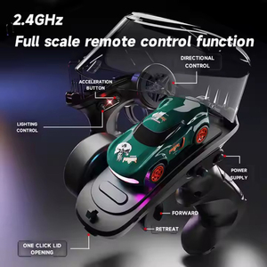 LK oyuncaklar 1/64 2.4G 4WD Drift RC araba Mini yarış LED ışık HSP RTR Motor tam orantılı uzaktan kumanda On-Road yarış modeli - Product Image 3