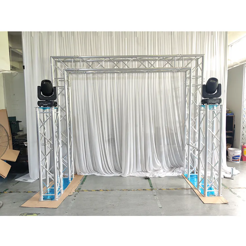 Armazón de iluminación de sonido de aluminio para DJ, sistema de armazón pequeño profesional para interiores, pantalla LED, soporte de armazón para eventos