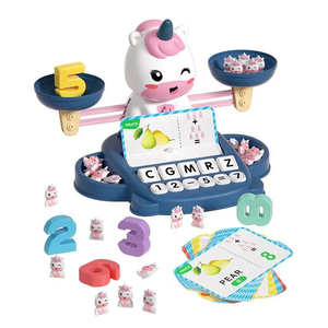 Jinying <span class=keywords><strong>New</strong></span> arrivals giáo dục sớm đếm trò chơi quy mô đồ chơi mát mẻ phim hoạt hình động vật toán số cân bằng cho trẻ em - Product Image 1