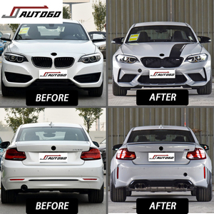 ชุดปรับโฉมตัวถังรถยนต์สำหรับ BMW 2 Series,F22 F23 2014-2022ปรับปรุงเพื่อแข่ง M2C M-Power F87สไตล์ลำตัวกว้างพร้อมบังโคลนรถ - Product Image 2