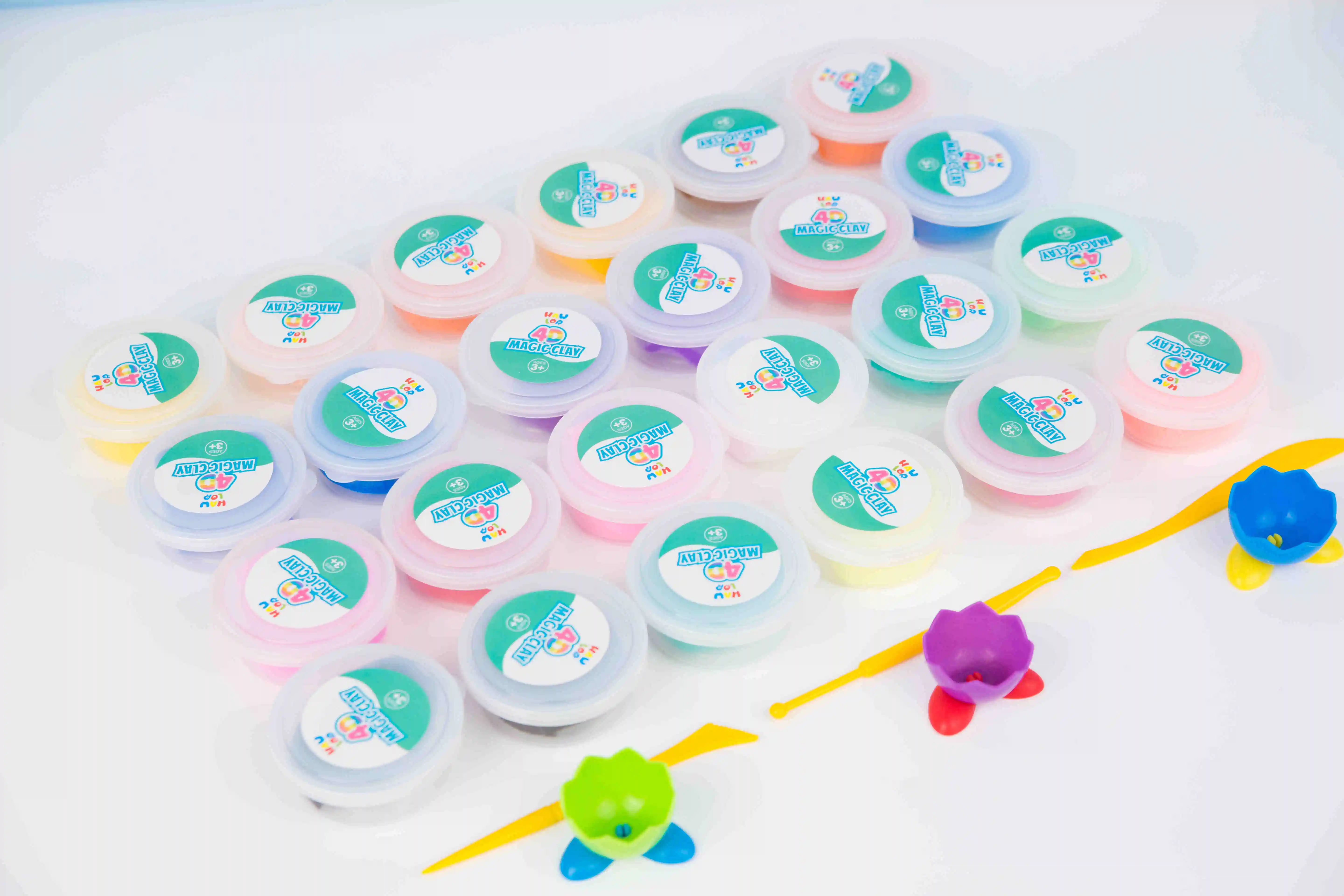 High Service life Slime Kit Natural Organic Magic Bulk Colourful Sensory Play Dough Set Kids