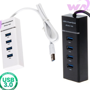 超高速多4端口USB 3.0集线器，带发光二极管灯5gbps C型3.1 2.0分离器扩展适配器，适用于电脑 - Product Image 2