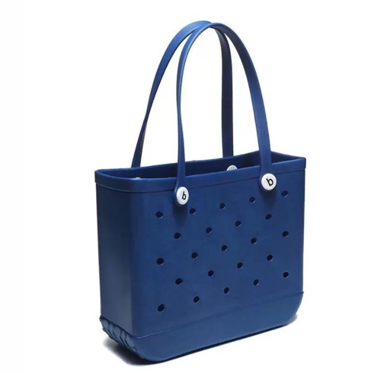 Sac fourre-tout en caoutchouc marine-M 35x33x13cm