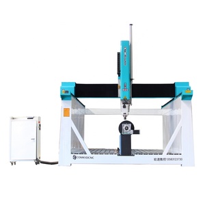 Factory Price Foam 4 Axis <strong>CNC</strong> <strong>Router</strong> <strong>with</strong> Rotary 3d Wood Engraving Machine - Product Image 1