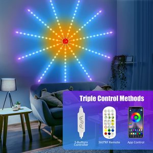 LEDアプリリモートサウンドコントロールシンフォニーDiy RgbスマートコントロールIC花火LEDストリップストリングライト - Product Image 5