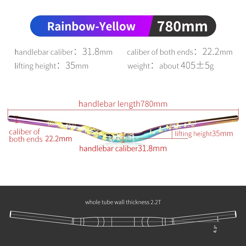 Arco Iris-oro etiqueta 31,8*780mm
