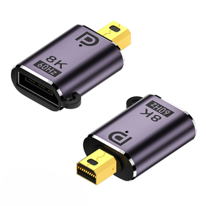 Mini PUERTO DE PANTALLA 8K a DisplayPort hembra, adaptador mini DP macho a DP hembra - Product Image 1