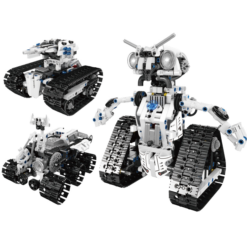 15046 elektrische Fernbedienung Roboter montiert Baustein Spielzeug Kinder Programmierung Einführung Jungen Geschenk