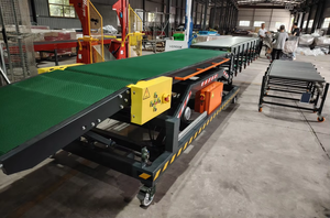 Contenedor de cinta transportadora de carga eléctrica de alta eficiencia Cargador de cinta transportadora de descarga para cajas de cartón/neumático/paquete
