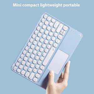 Teclado táctil de tableta con sombrero redondo mecánico con logotipo personalizado para Pad para Sam. Sung Hua. Wei y para Xiao. Mi - Product Image 2