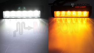 Red Warning Flashing Strobe Lights with <strong>6</strong> <strong>Leds</strong> <strong>Led</strong> Trailer Light <strong>Kit</strong> - Product Image 6