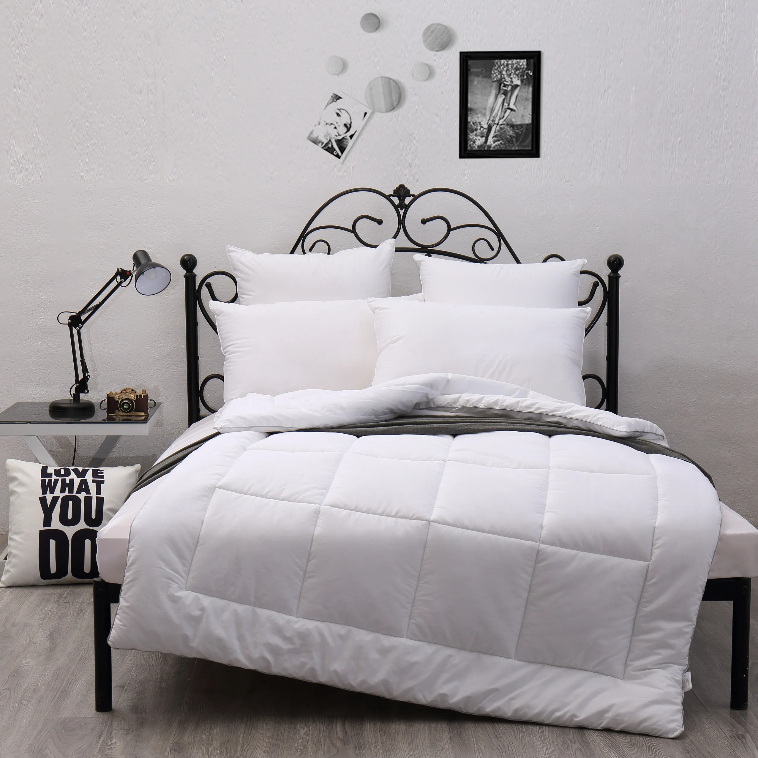 Fábrica diretamente personalizada norte americana OEKO-TEX 100 bambu acolchoado duvet 100% bambu orgânico edredon para quarto